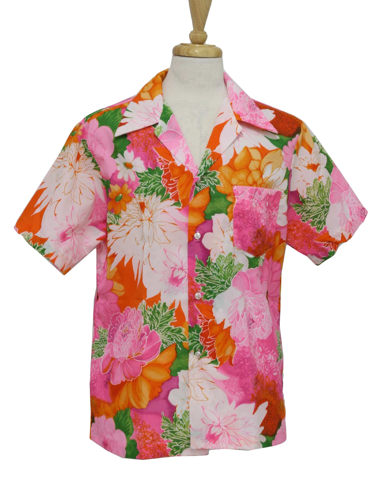 1970's Vintage Kimos Polynesian Shop Hawaiian Shirt: 70s -Kimos ...