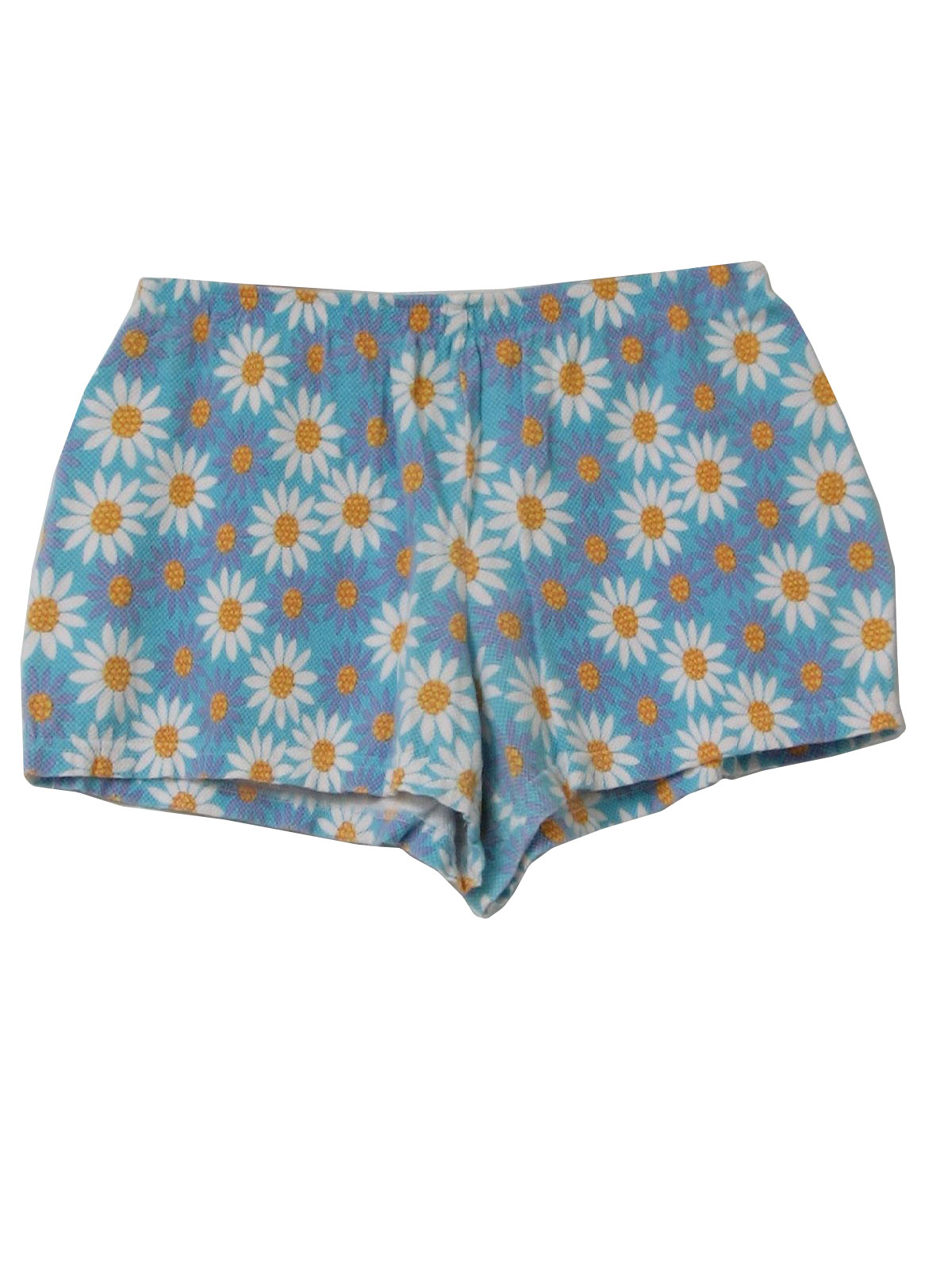 80's Vintage Shorts: 80s -Bia- Womens light blue, violet, white, orange ...