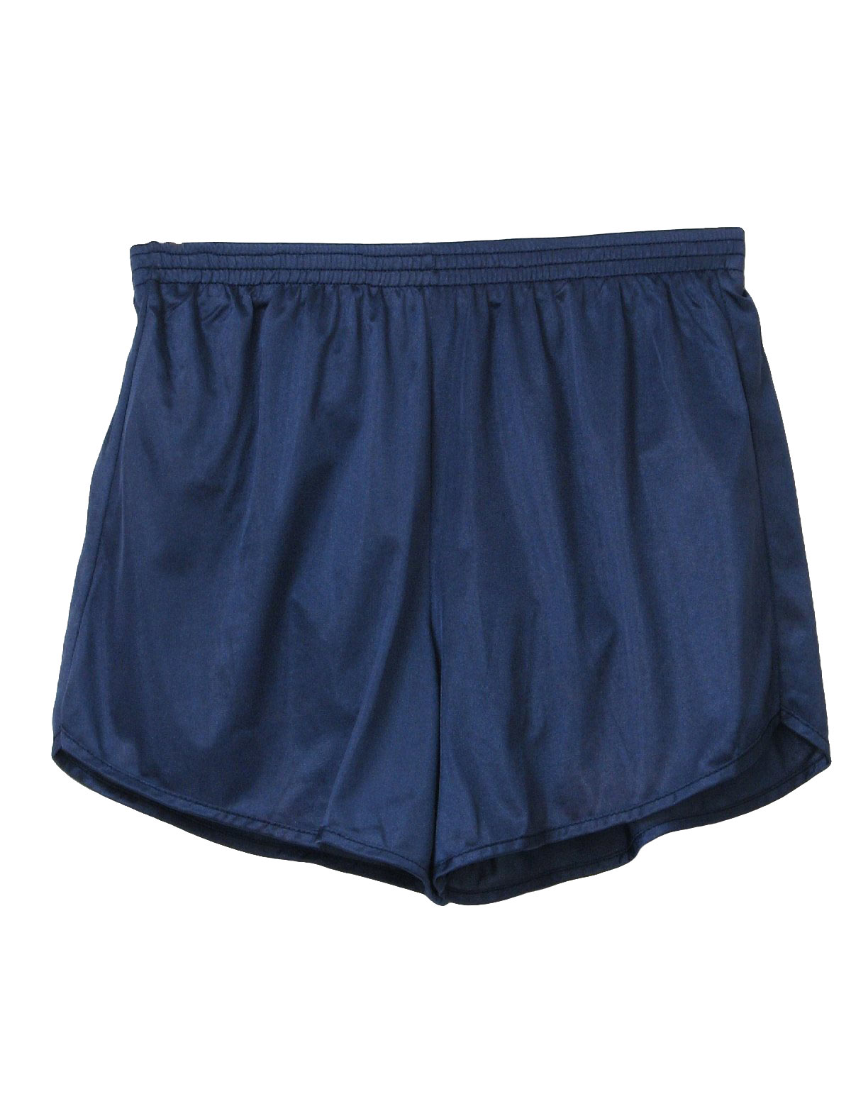 80s Retro Shorts: 80s -Cobblestones- Mens blue brief lined nylon high ...