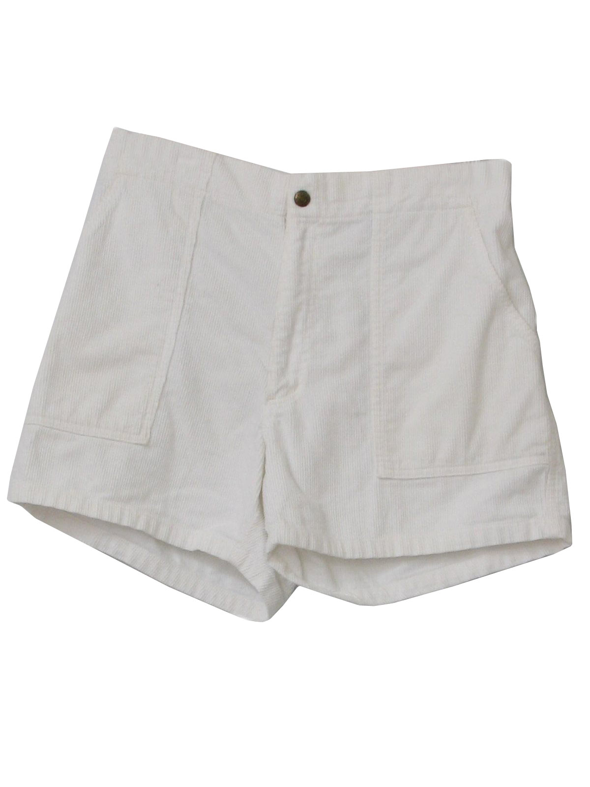 Vintage 1980's Shorts: 80s style (made in 90s) -Towncraft- Mens white ...