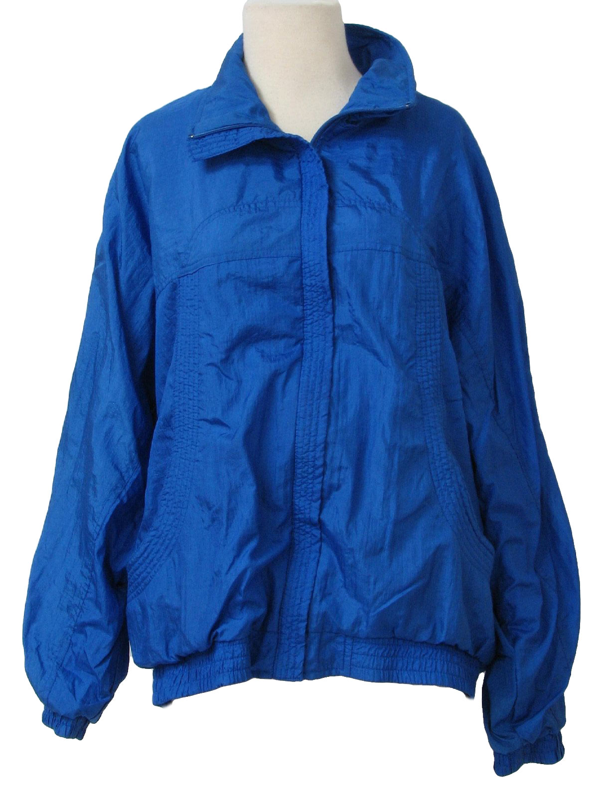 Womens Nylon Windbreaker Jackets - Coat Nj