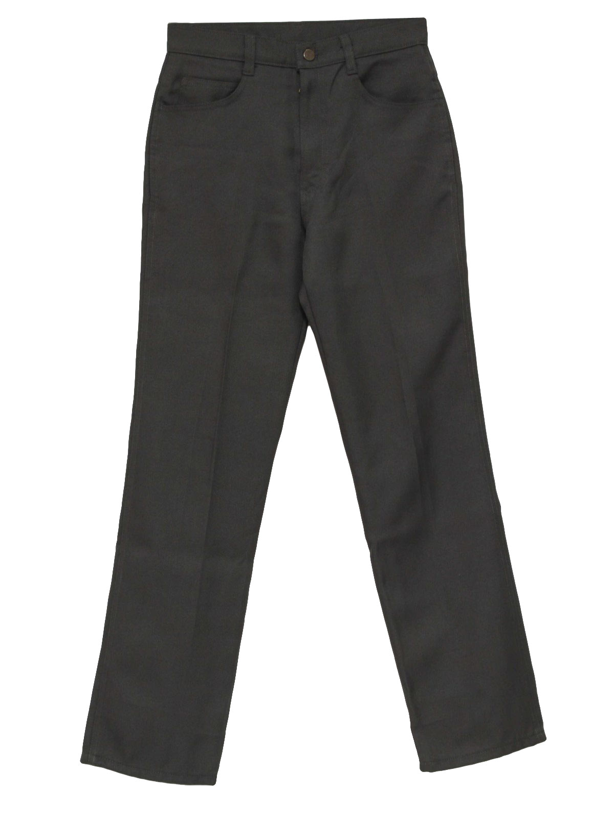 80s Pants (Wrangler): 80s -Wrangler- Mens grey twill polyester jeans ...