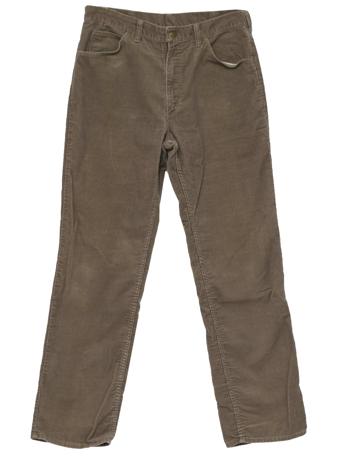 Wrangler Eighties Vintage Pants: 80s -Wrangler- Mens taupe straight leg ...