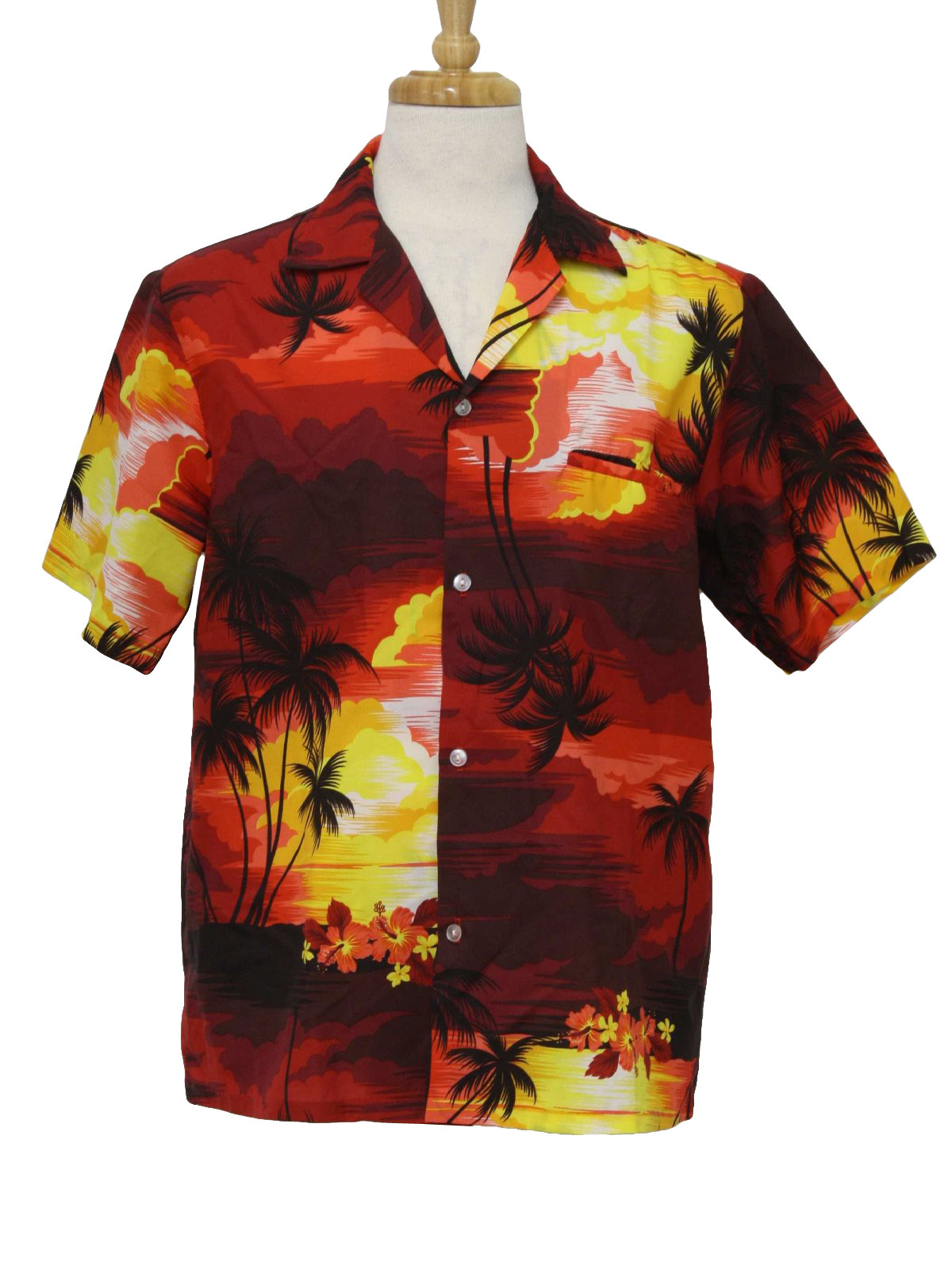 Retro 1980's Hawaiian Shirt (Helenas) : Early 80s -Helenas- Mens shades ...