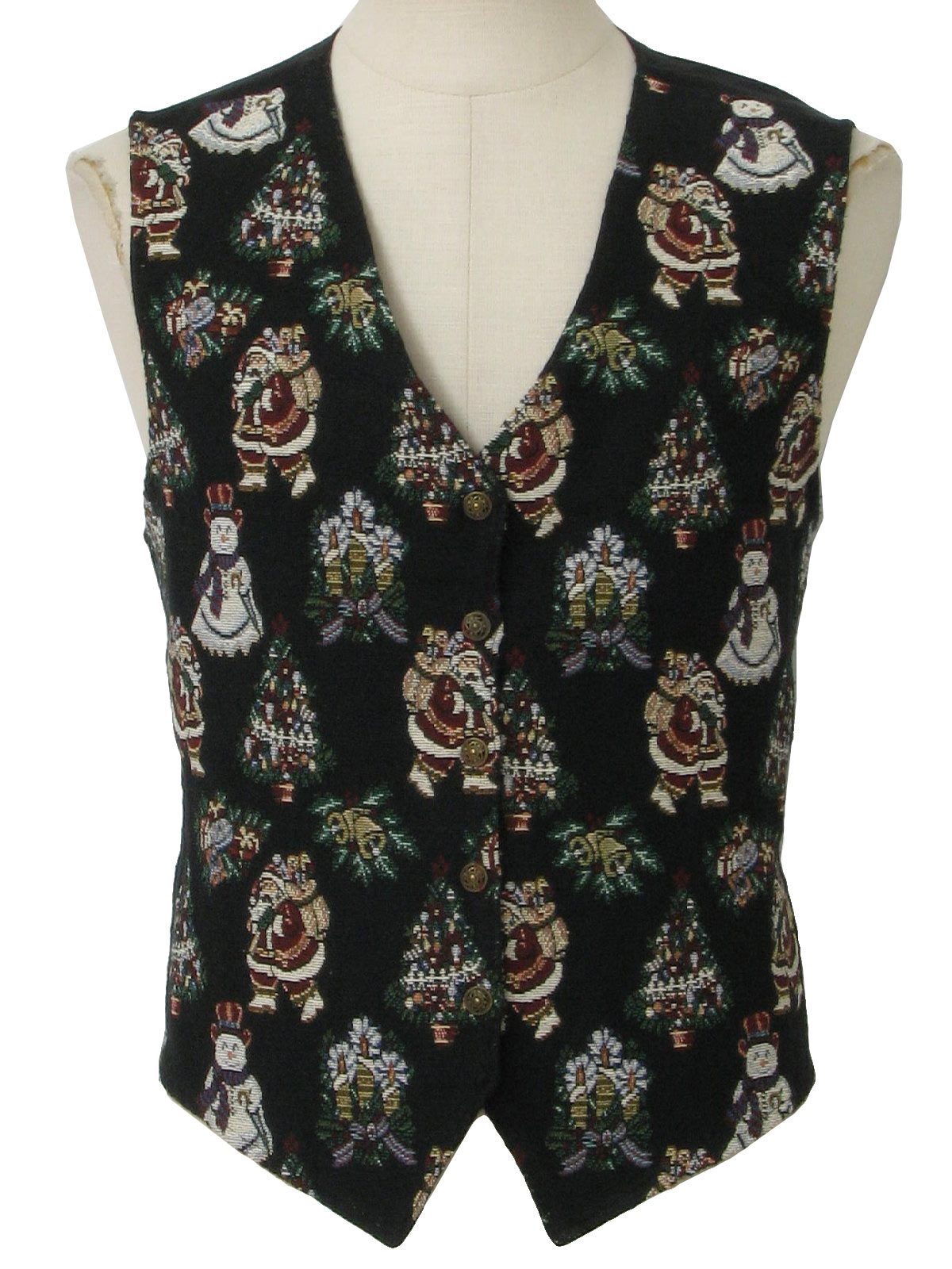 Ugly Christmas Vest to Wear Over Your Sweater: 80s Style -White Stag ...