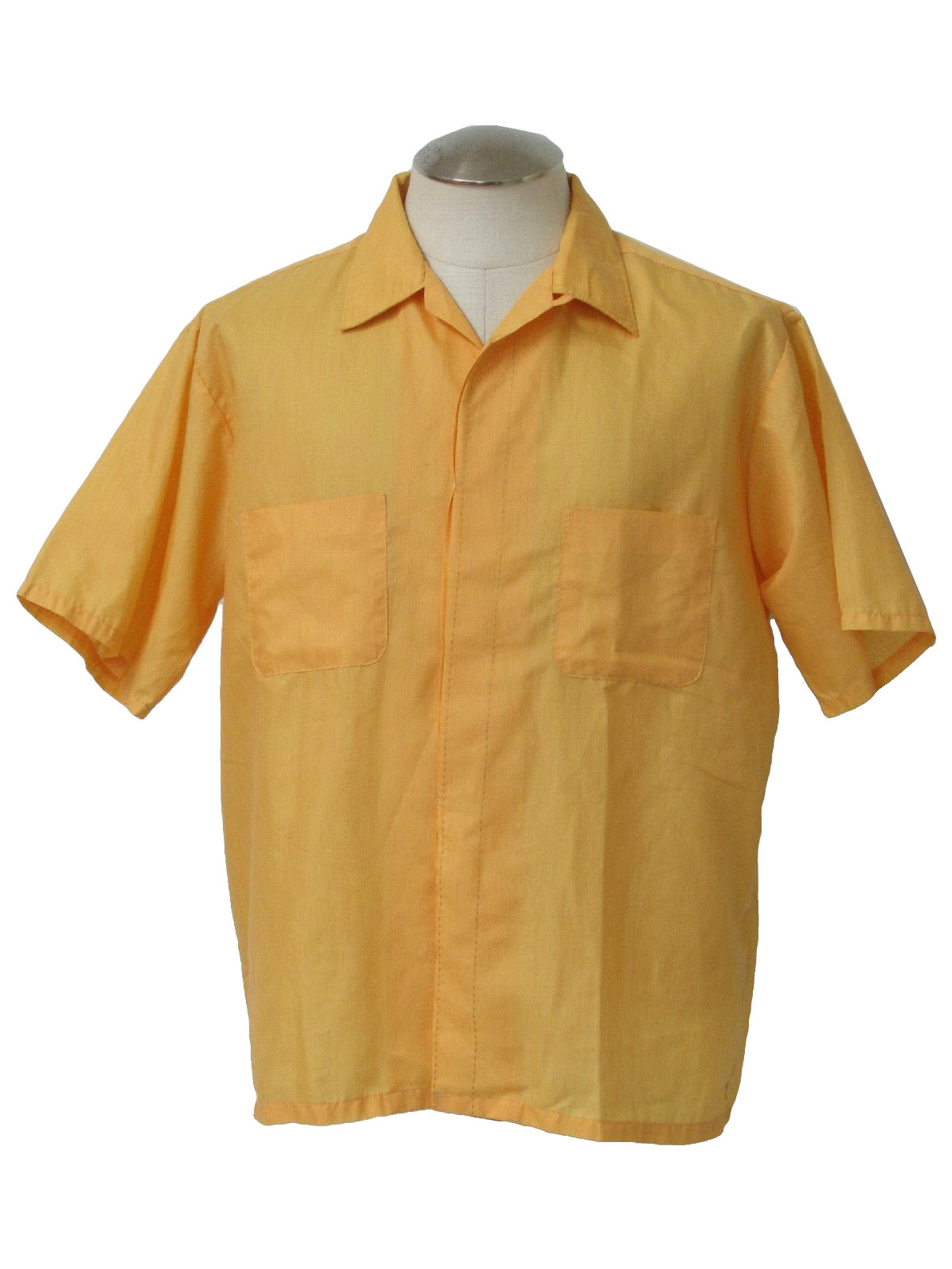 Vintage 1960's Shirt: 60s -Mr Ted for Copeland Clothes- Mens orange and ...