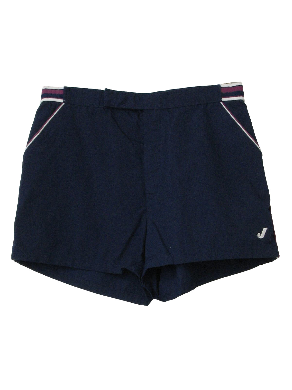 Eighties Jantzen Shorts: 80s -Jantzen- Mens dark blue with white and ...