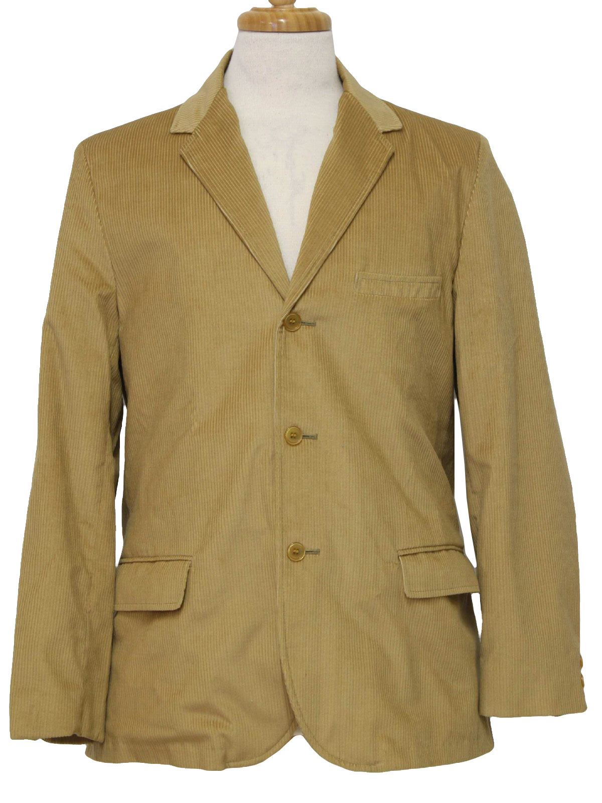 Vintage Sears 1960s Jacket: Late 60s -Sears- Mens tan polyester and ...