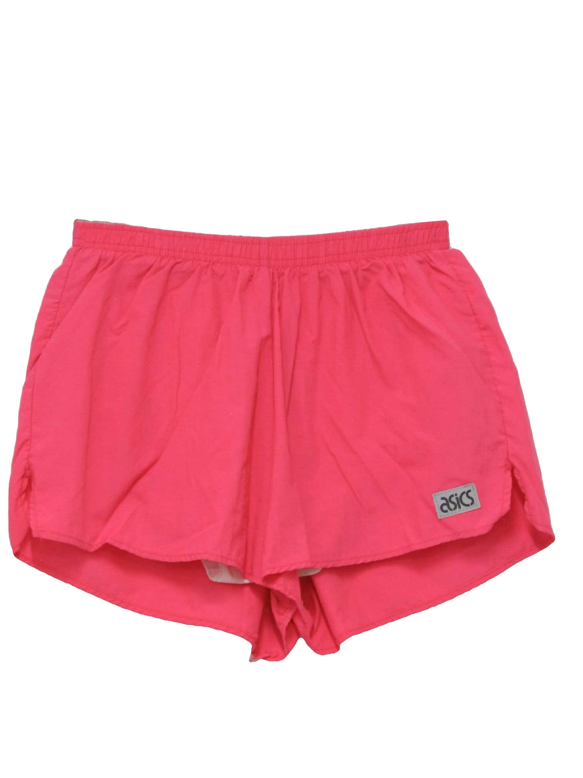 Asics 1980s Vintage Shorts: 80s -Asics- Mens hot pink nylon blend ...