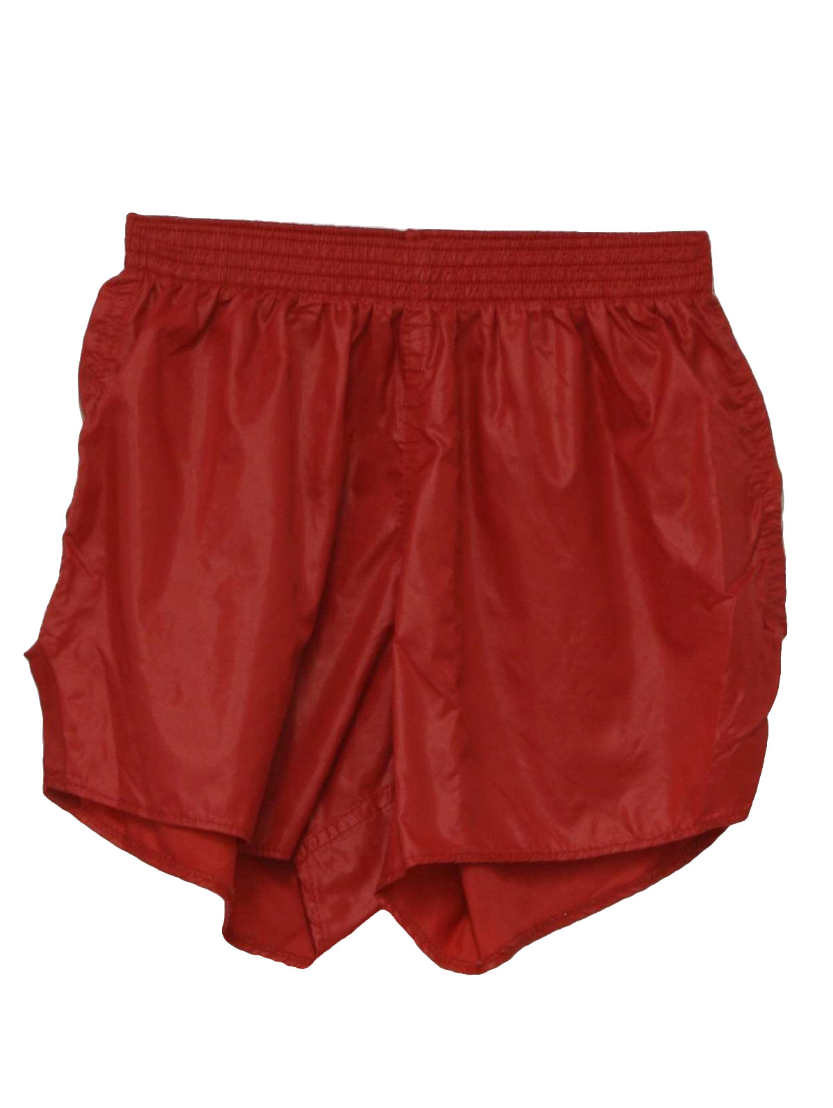 Retro 80's Shorts: 80s -Soffe- Mens red nylon elastic waist totally 80s ...