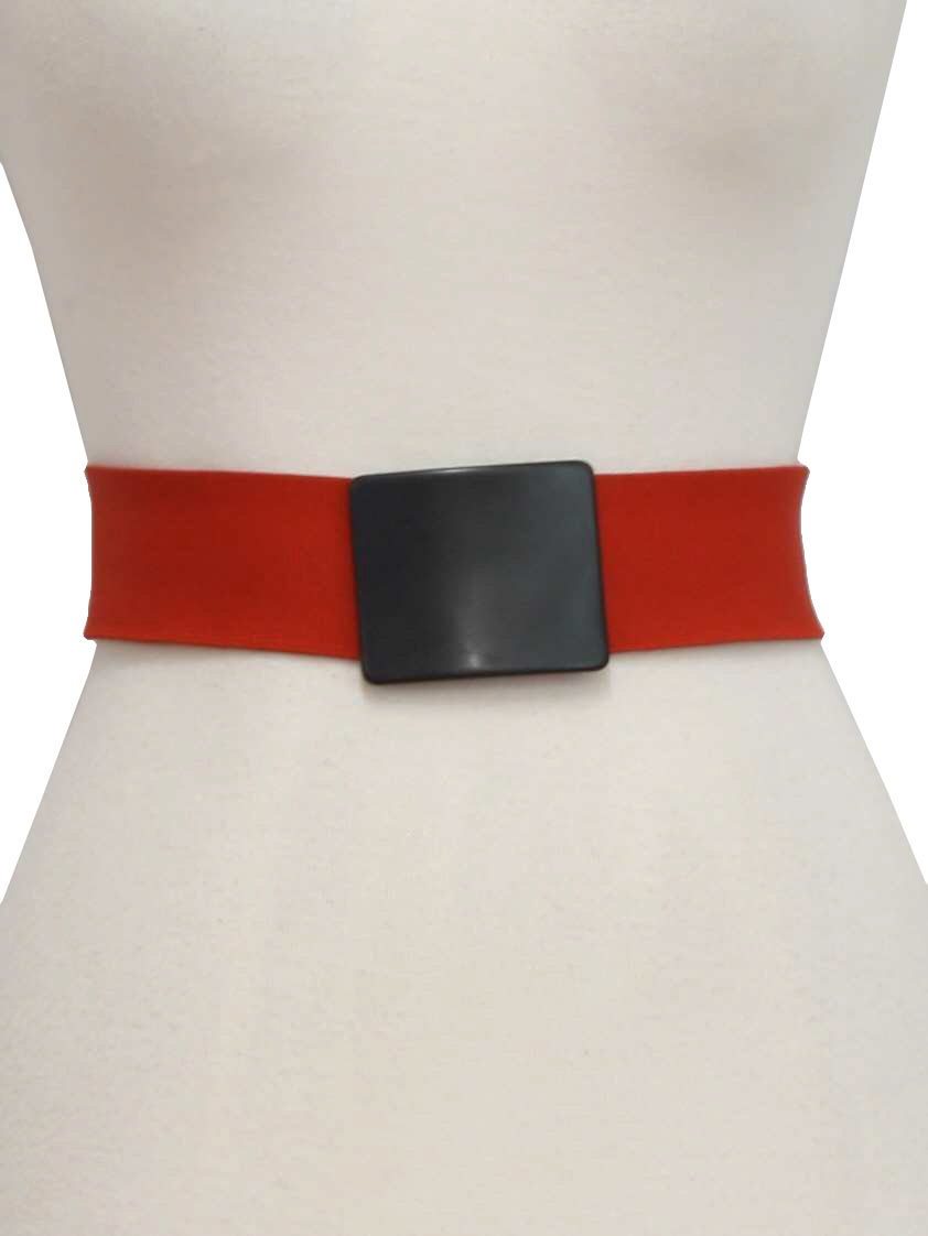 Missing Mark Eighties Vintage Belt: 80s -Missing Mark- Womens red nylon ...