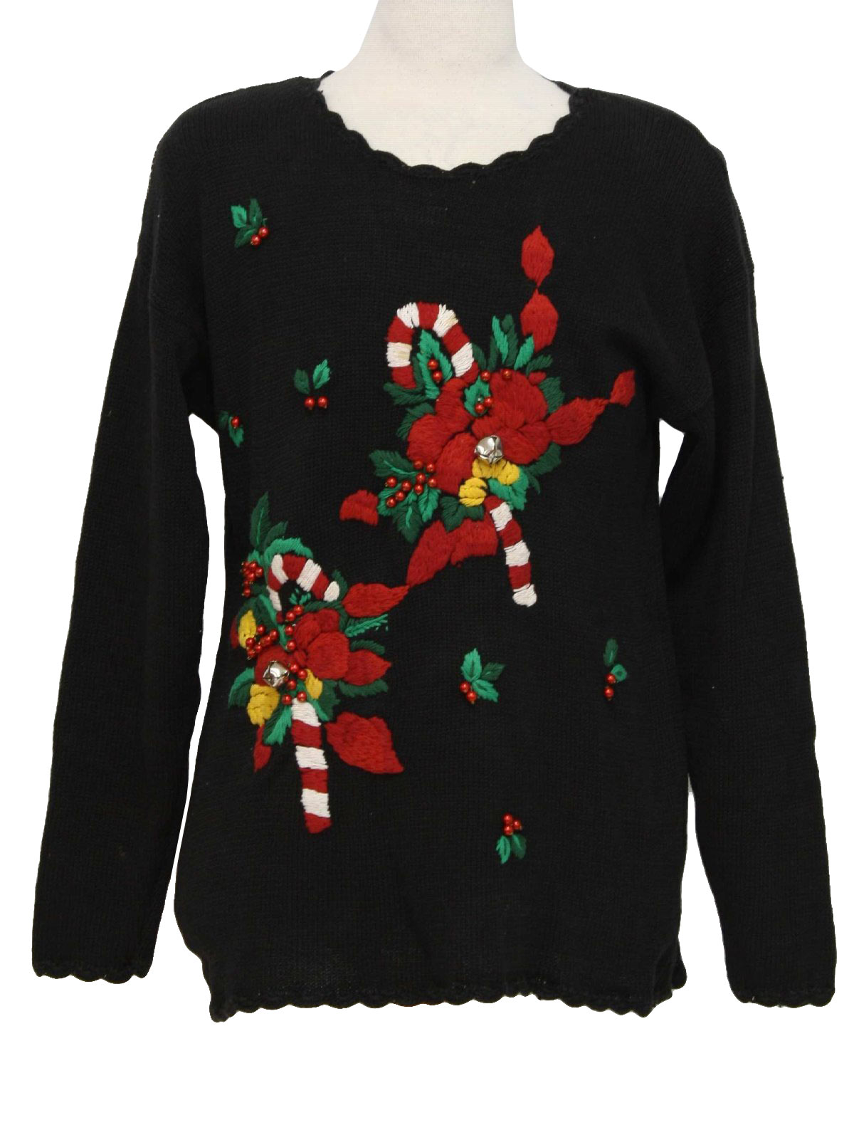 Ugly Christmas Sweater: -Nutcracker- Unisex black background cotton ...