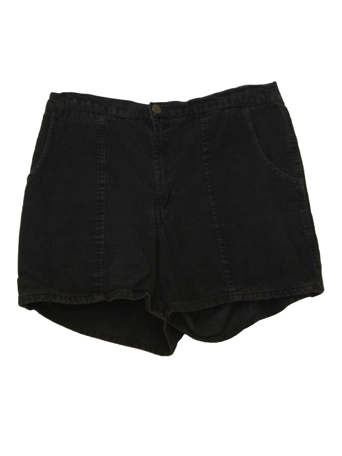 Eighties Windridge Shorts: 80s -Windridge- Mens black cotton standard ...