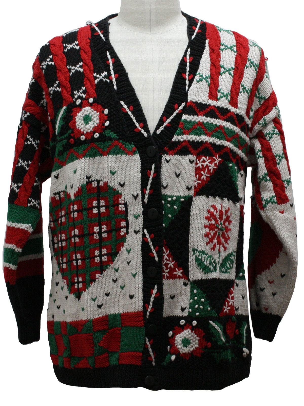 Country Kitsch Ugly Christmas Sweater: -Susan Bristol- Unisex black ...