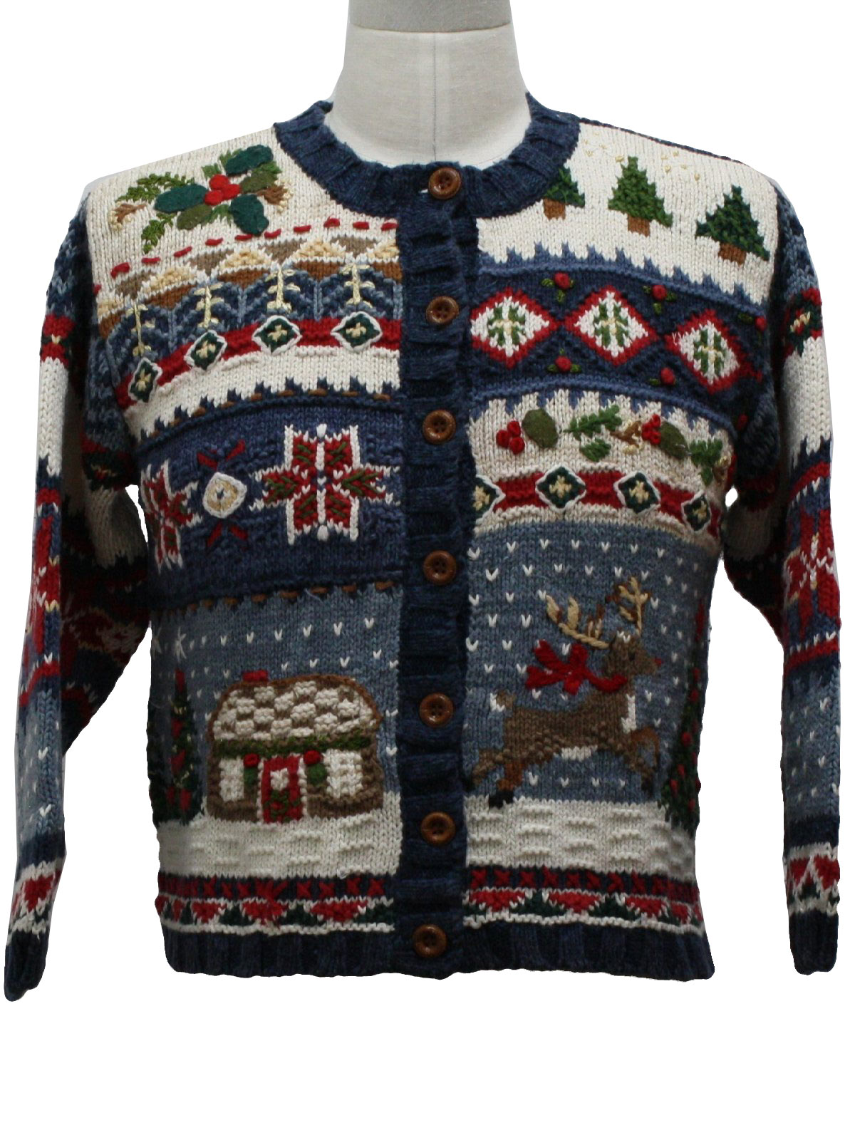 Womens Country Kitsch Ugly Christmas Sweater : -Heirloom Collectibles ...