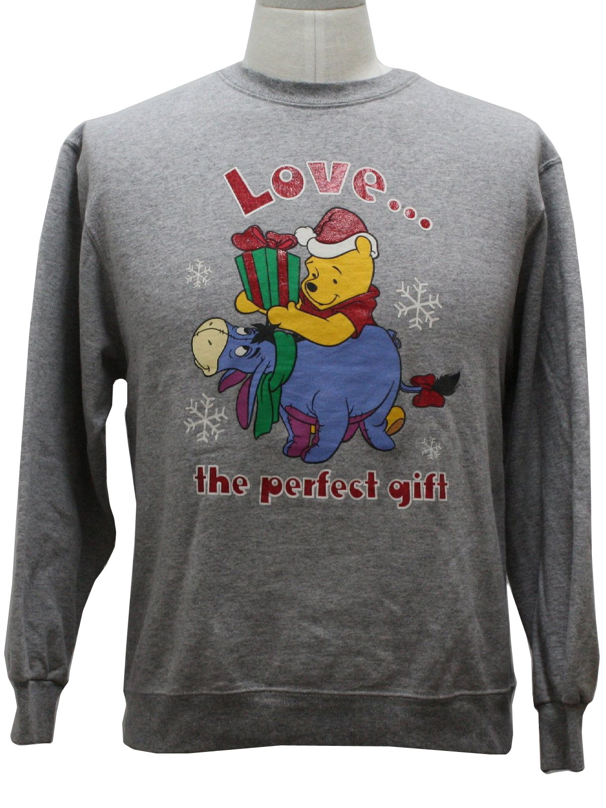 Ugly Christmas Sweatshirt: -Disney- Unisex gray background cotton ...