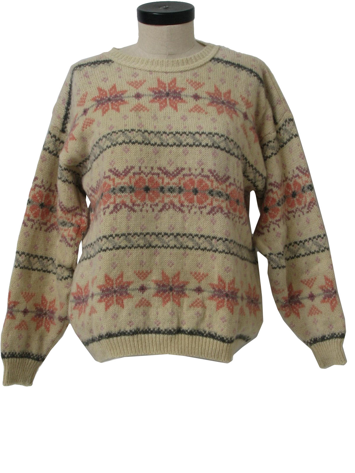 90s Vintage Eddie Bauer Sweater: 90s -Eddie Bauer- Womens natural white ...