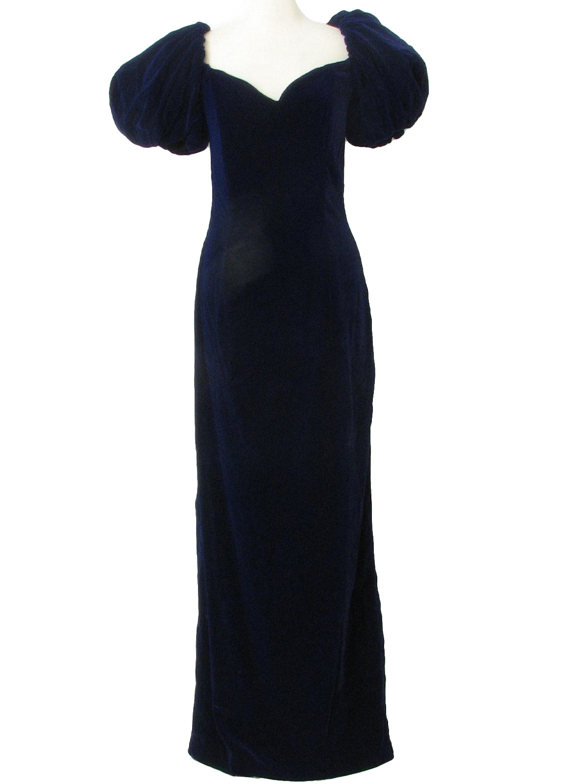 Loralie Eighties Vintage Cocktail Dress: 80s -Loralie- Womens dark navy ...