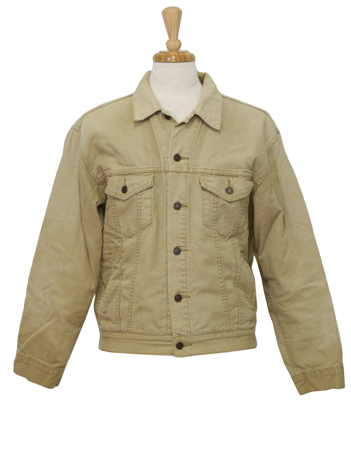 tan levis jacket