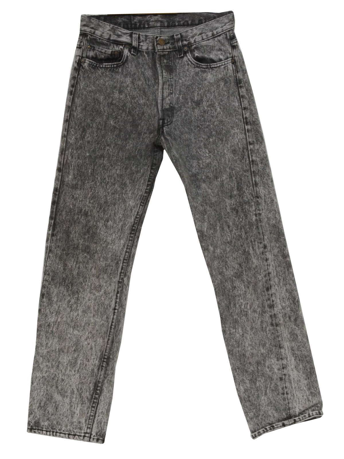 Vintage 80s Pants: 80s -Levis 501- Mens grey acid wash totally 80s ...