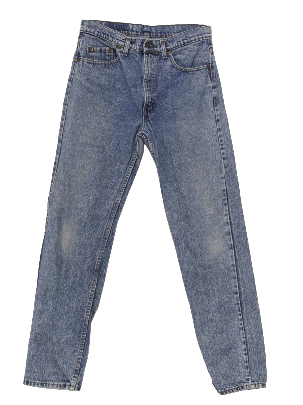 1980's Vintage Levis 505 Pants: 80s -Levis 505- Mens blue acid wash ...