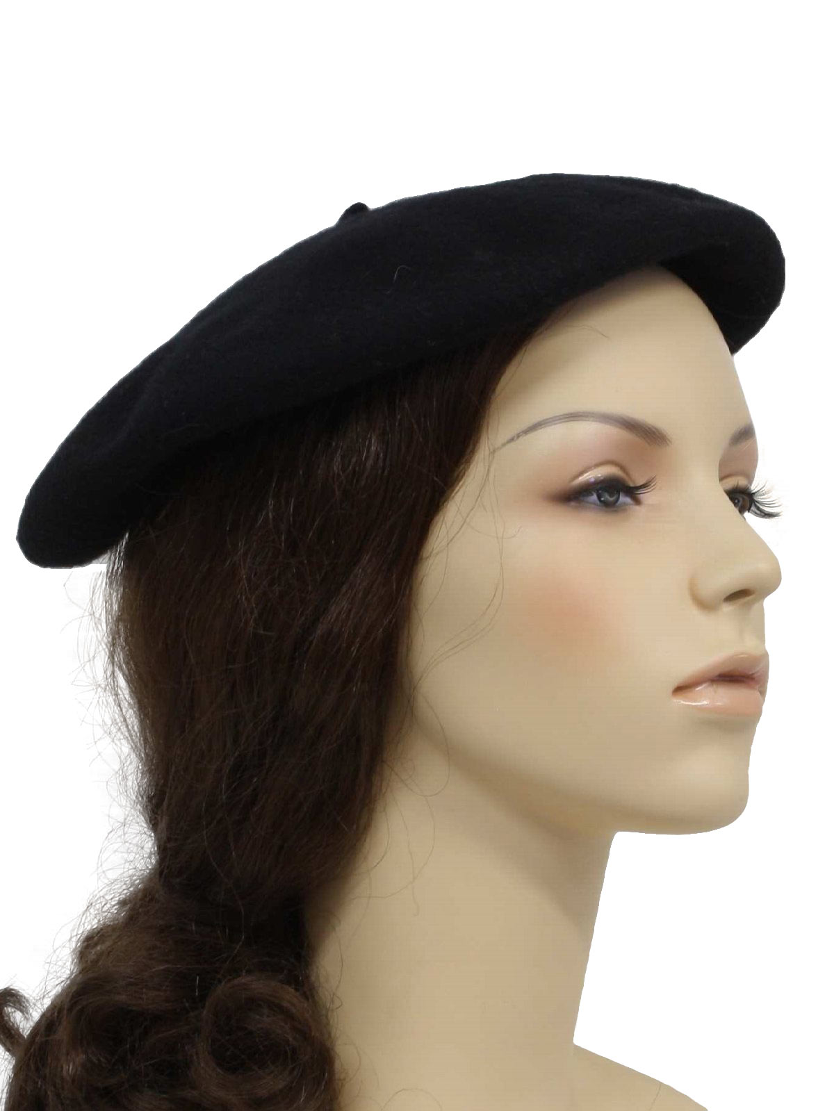 Retro 70 s Hat 70s Borsalino Made in Italy Unisex black wool