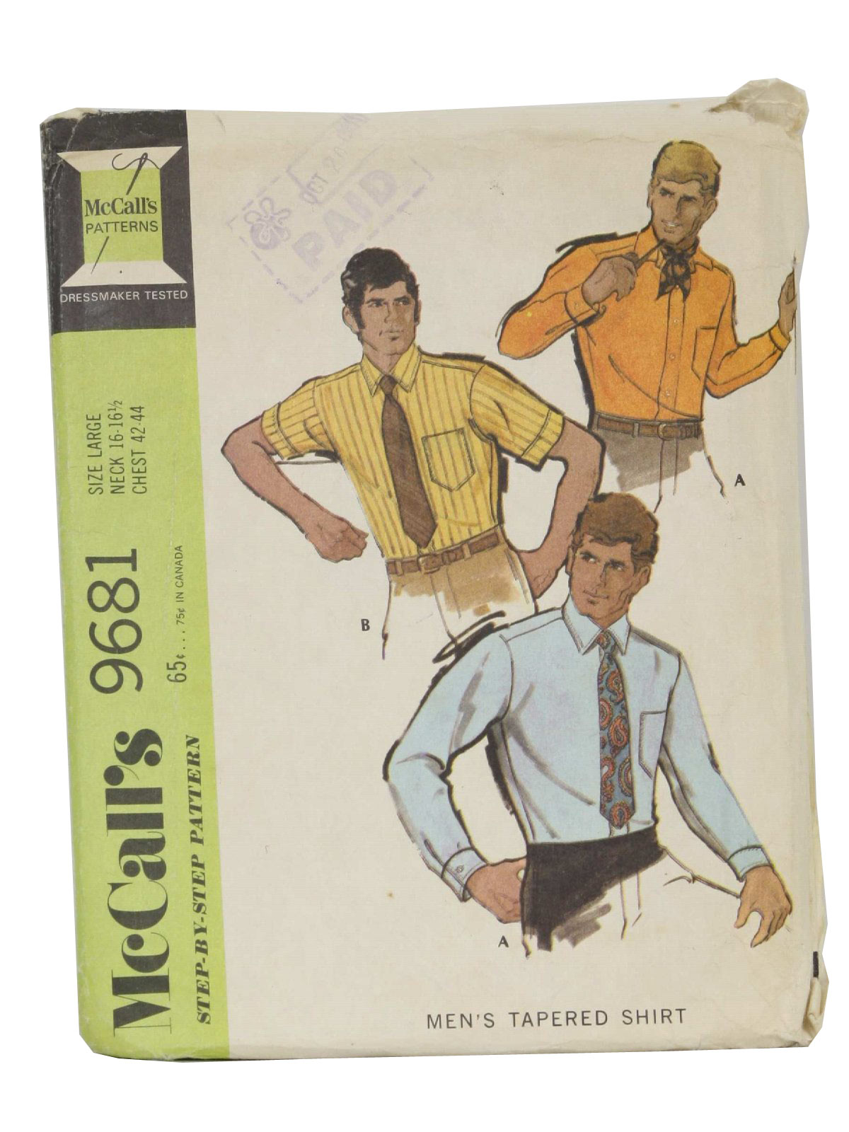 Retro Sixties Sewing Pattern: 60s -McCalls No. 9681 - Yoked, tapered ...