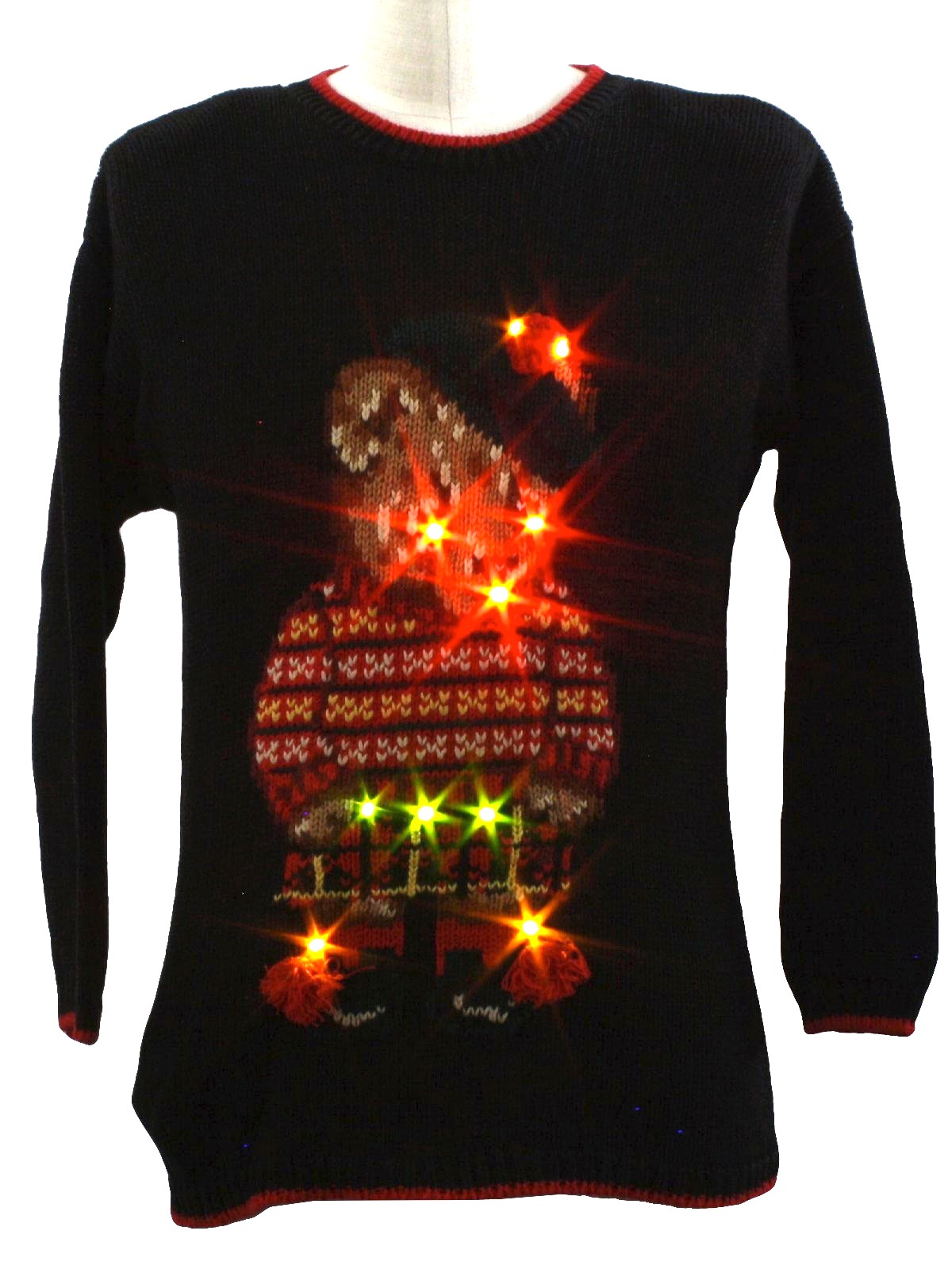 Light up store eagles christmas sweater