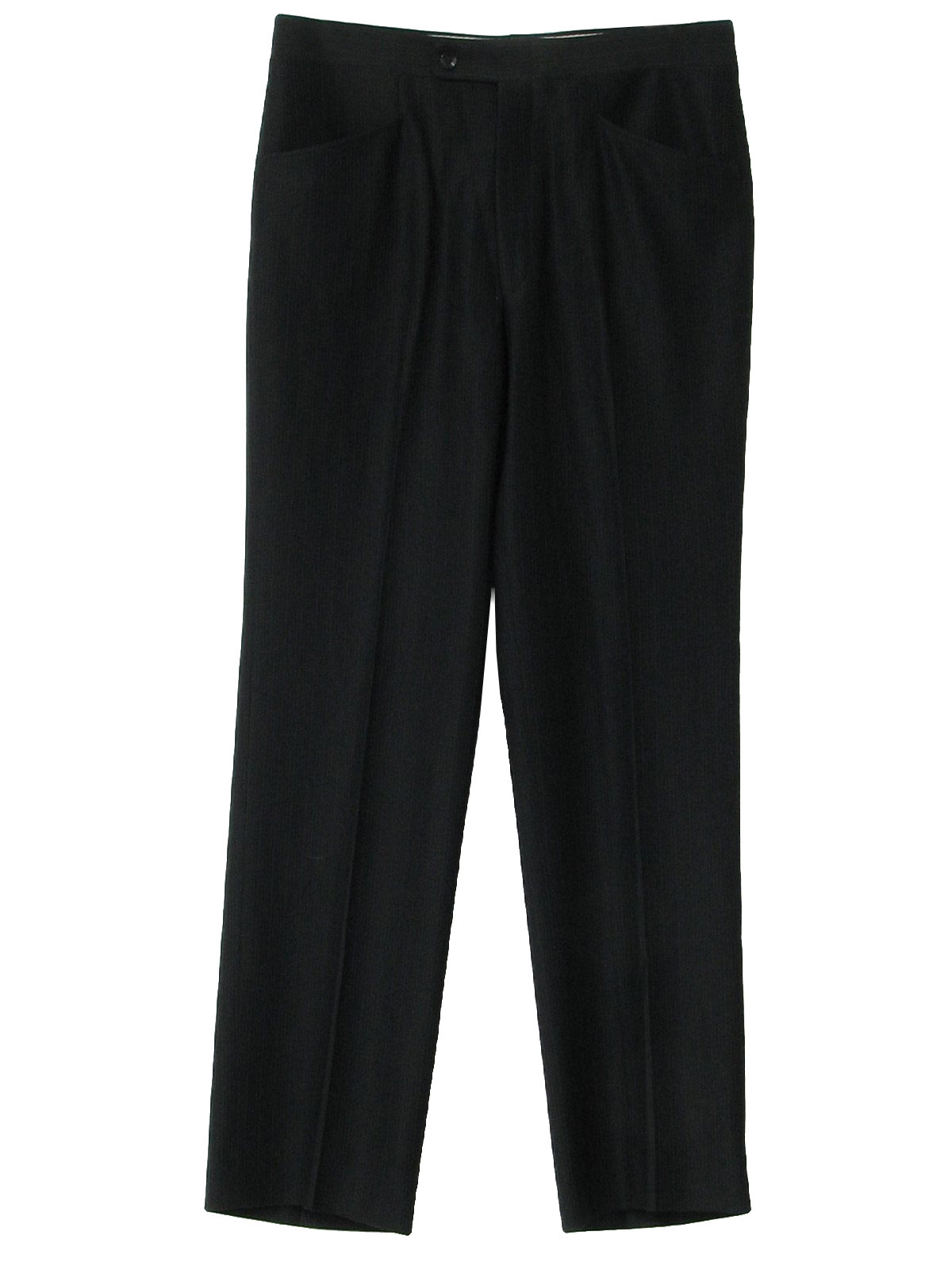 Retro 1970s Flared Pants / Flares: 70s -Missing Label- Mens shiny black ...