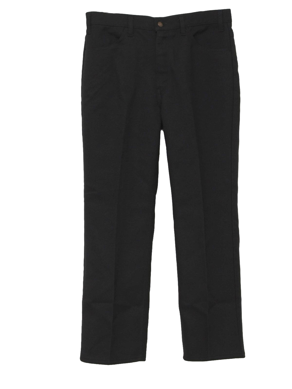 70s Vintage Levis Pants: 70s -Levis- Mens black polyester twill jeans ...