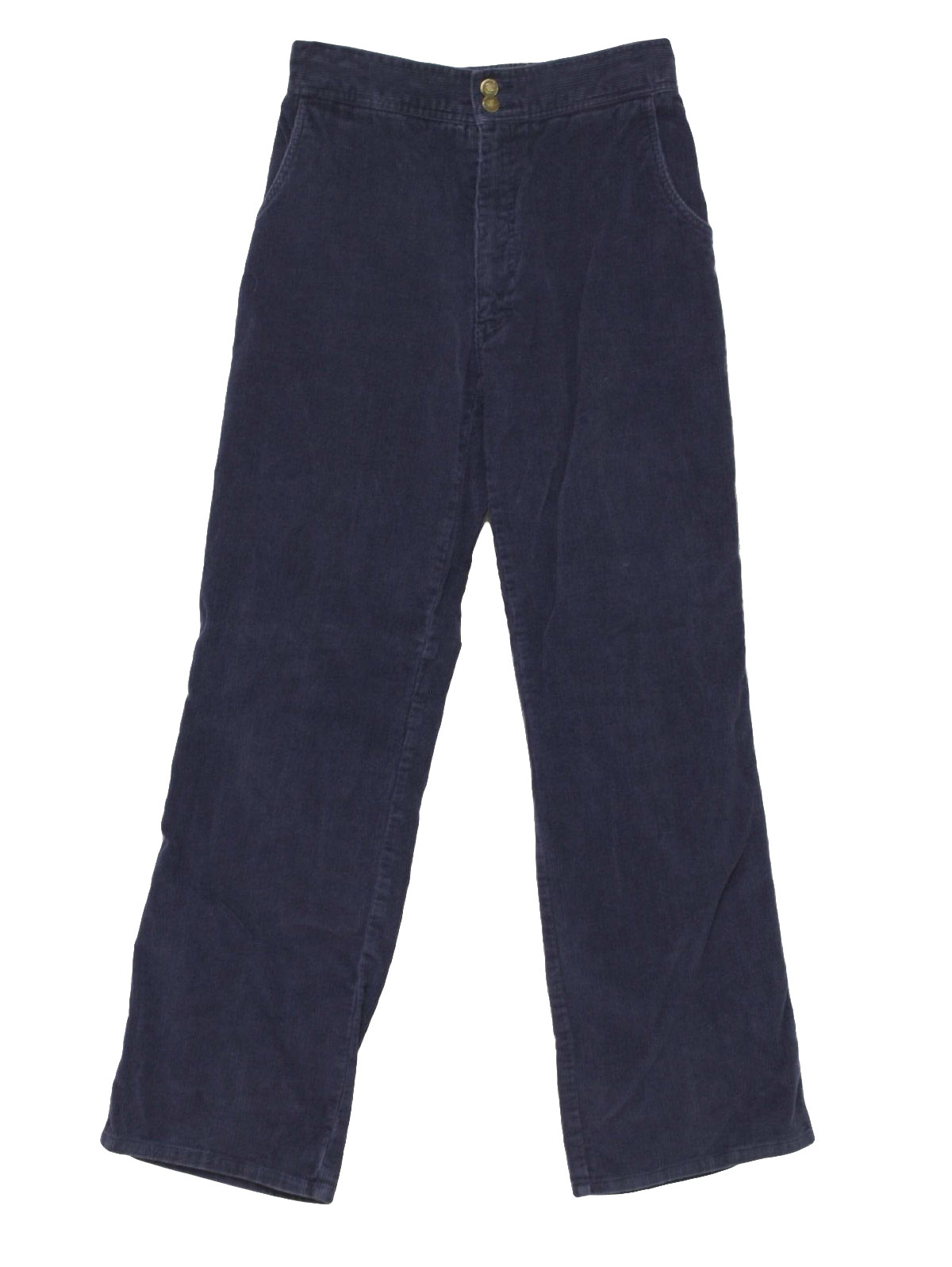 Retro 70's Flared Pants / Flares: 70s -Grapevines- Mens navy blue ...