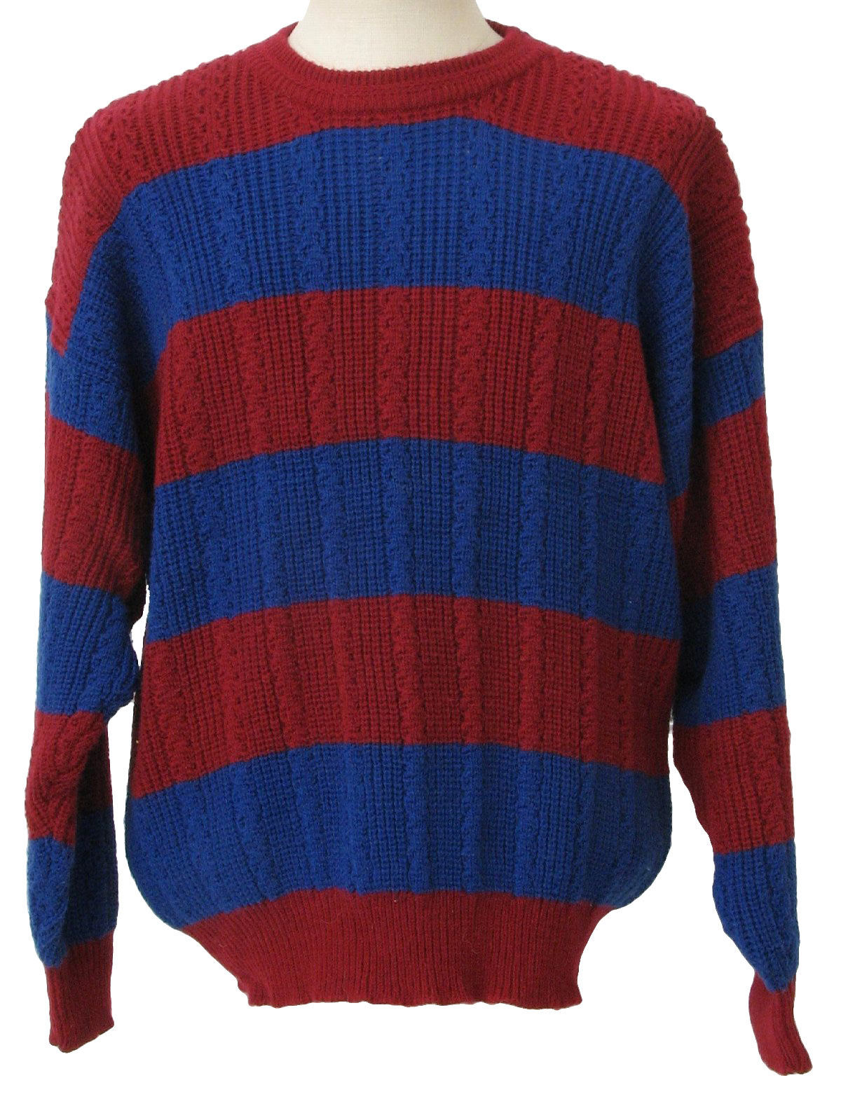 1980's Sweater (American Weekend): 80s -American Weekend- Mens maroon ...