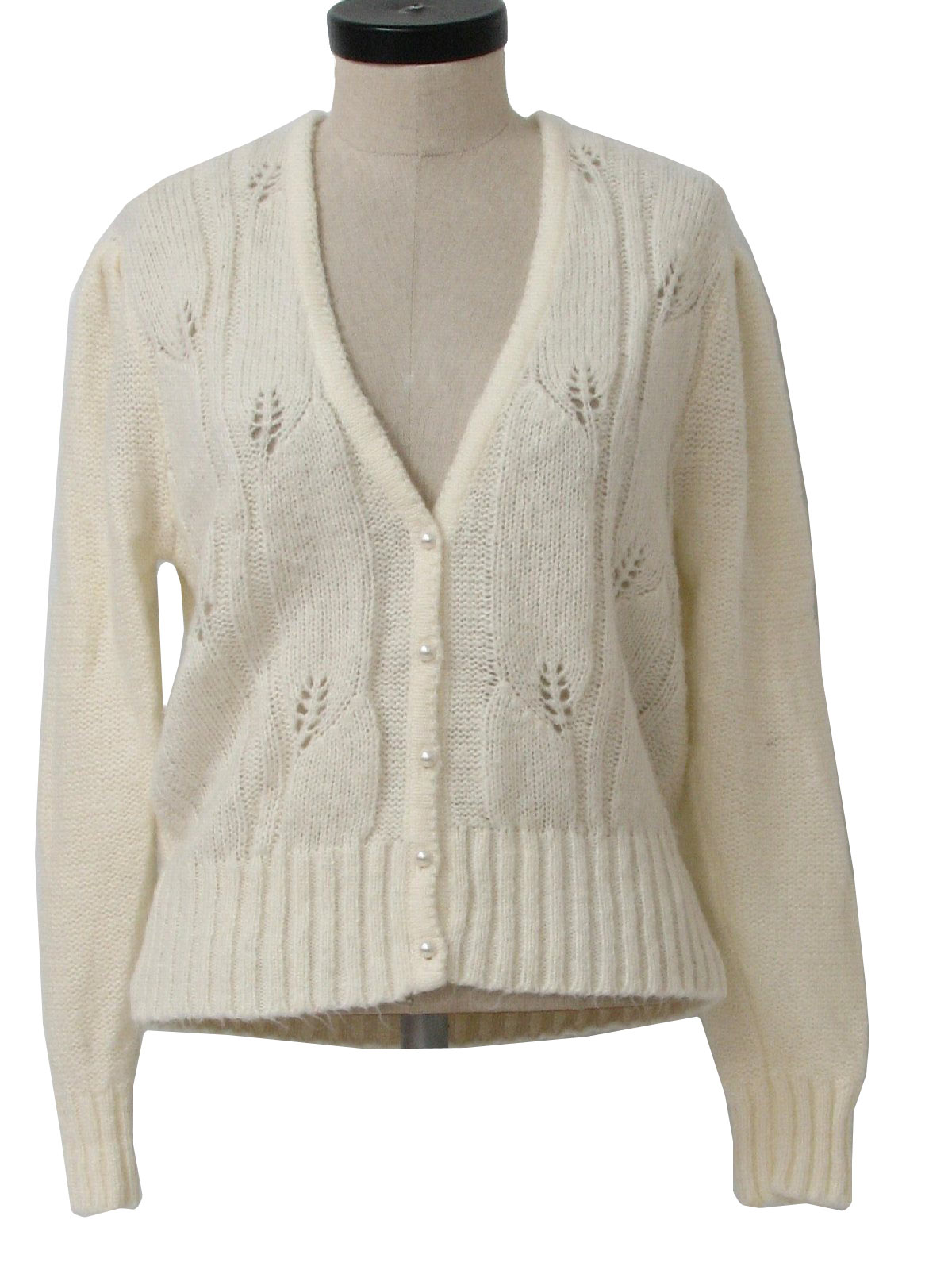 1980's Caridgan Sweater (Worthington): 80s -Worthington- Womens off ...