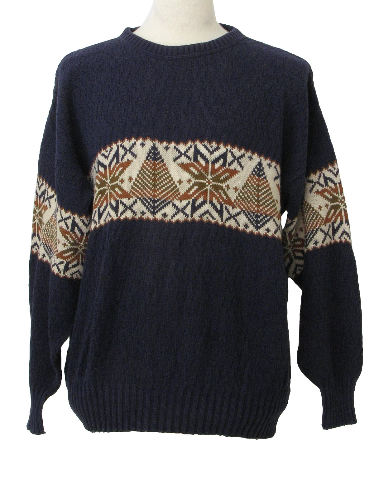 Vintage Ralph Lauren 80's Sweater: 80s -Ralph Lauren- Mens midnight ...