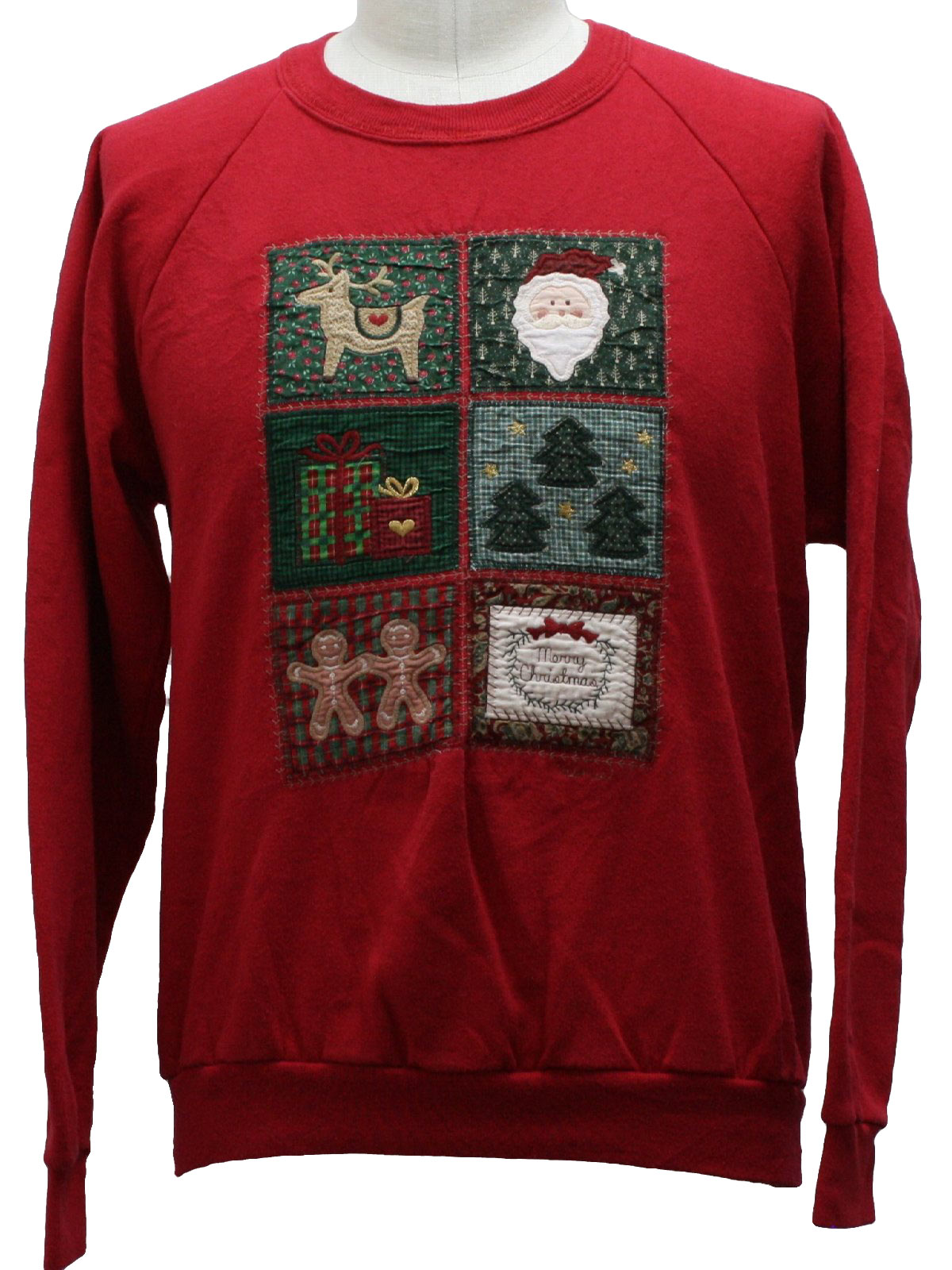 Country Kitsch Ugly Christmas Sweatshirt: -Valories Folk Art- Unisex ...