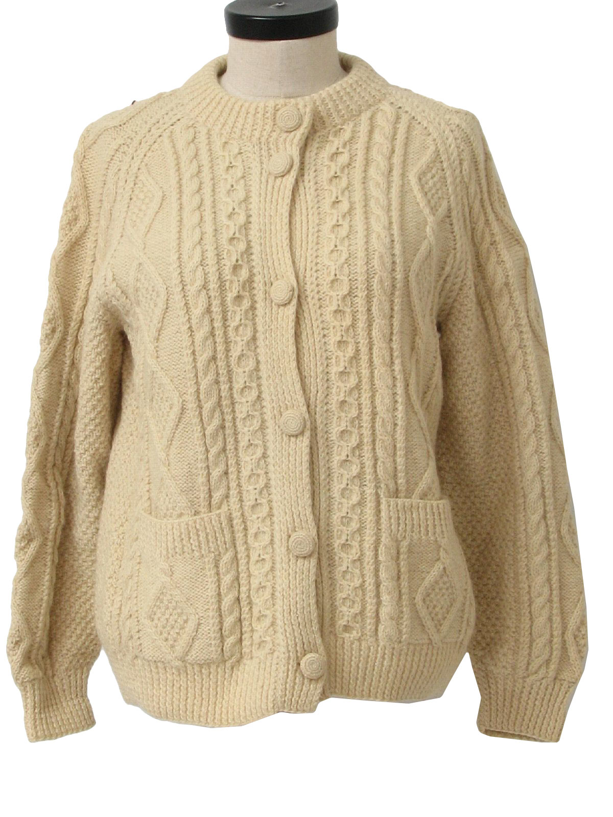 1970's Vintage Halim Hand weavers Caridgan Sweater: 70s -Halim Hand ...