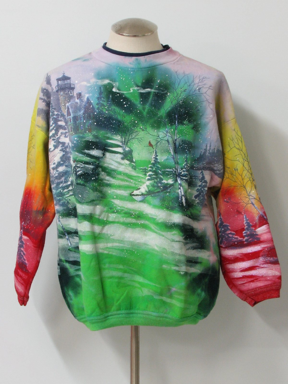 ugly tie dye shirt