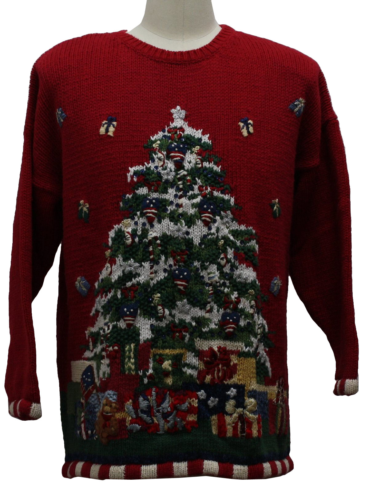 Ugly Christmas Sweater : -Casual Corner - Unisex Red, green, white and ...