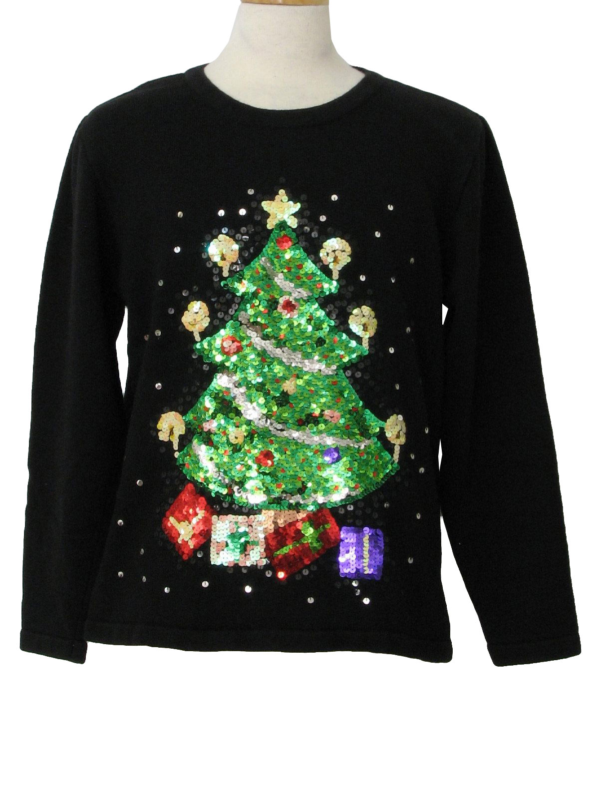 sequin christmas sweater