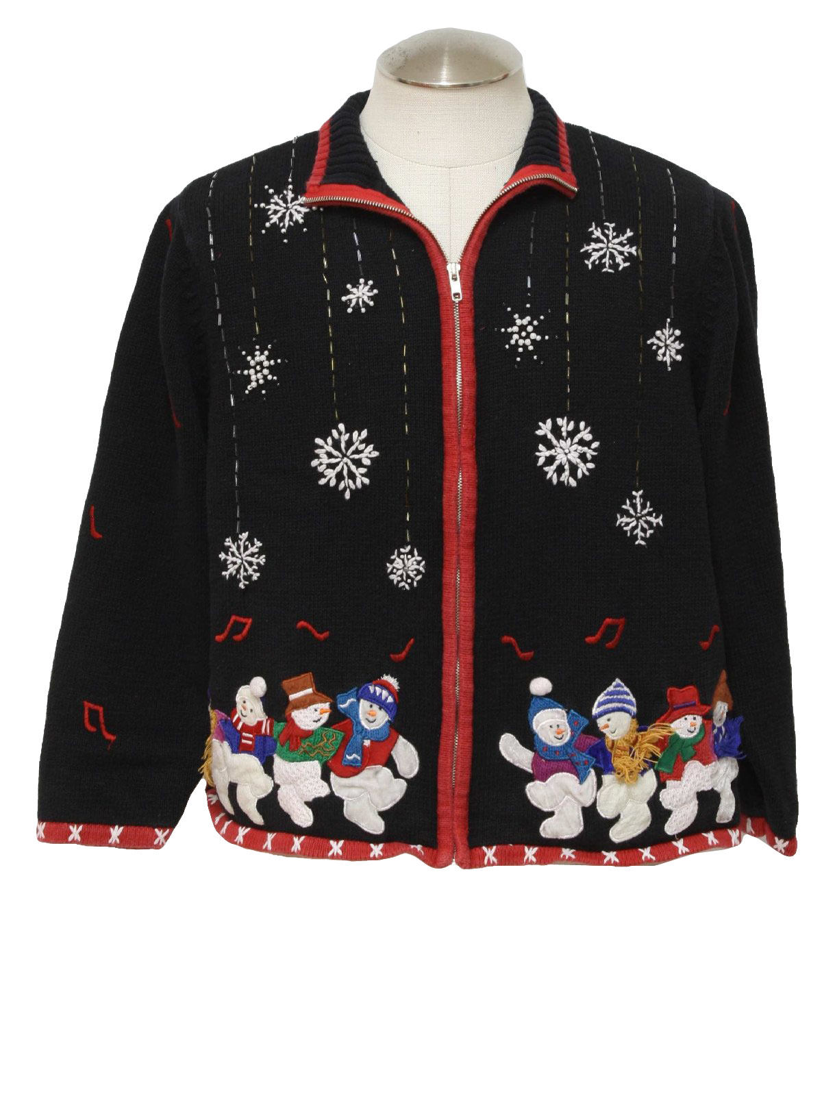 Ugly Christmas Sweater : -Studio Joy - Unisex Black background cotton ...