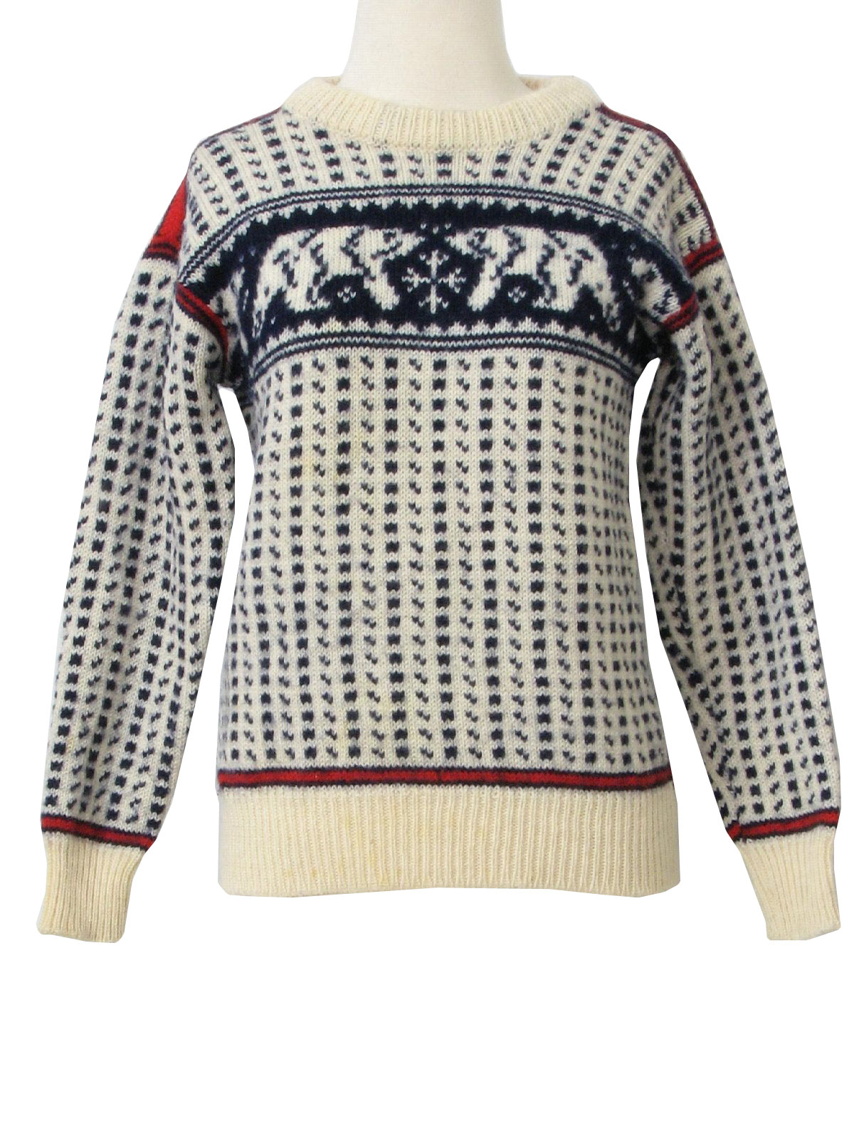 LL Bean Eighties Vintage Sweater: 80s -LL Bean- Womens or girls white ...
