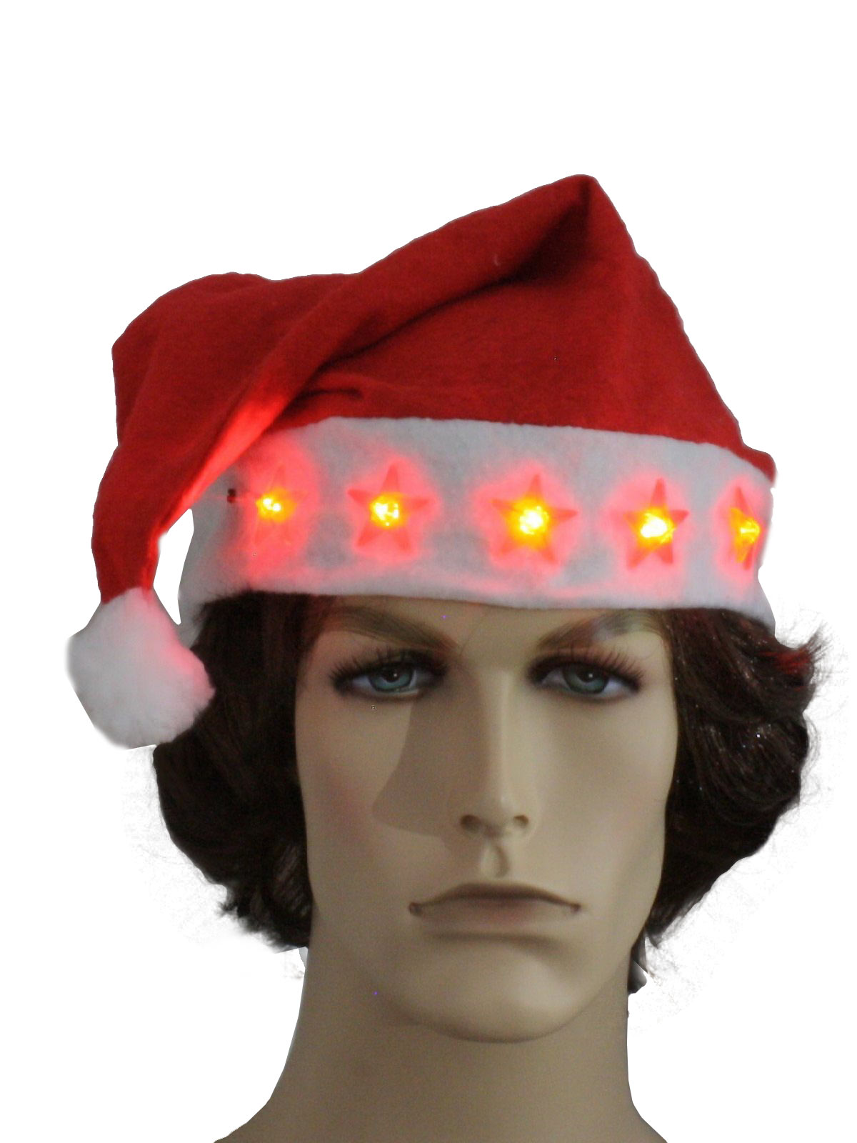 light up santa hat