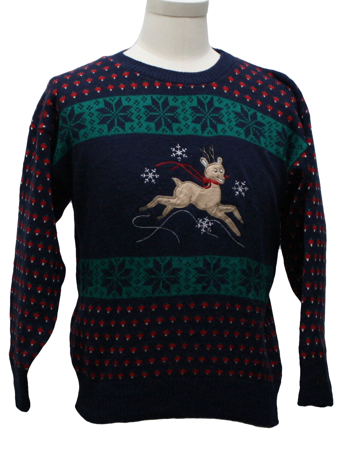 1980s Vintage Ugly Christmas Sweater: 80s authentic vintage -Kate ...