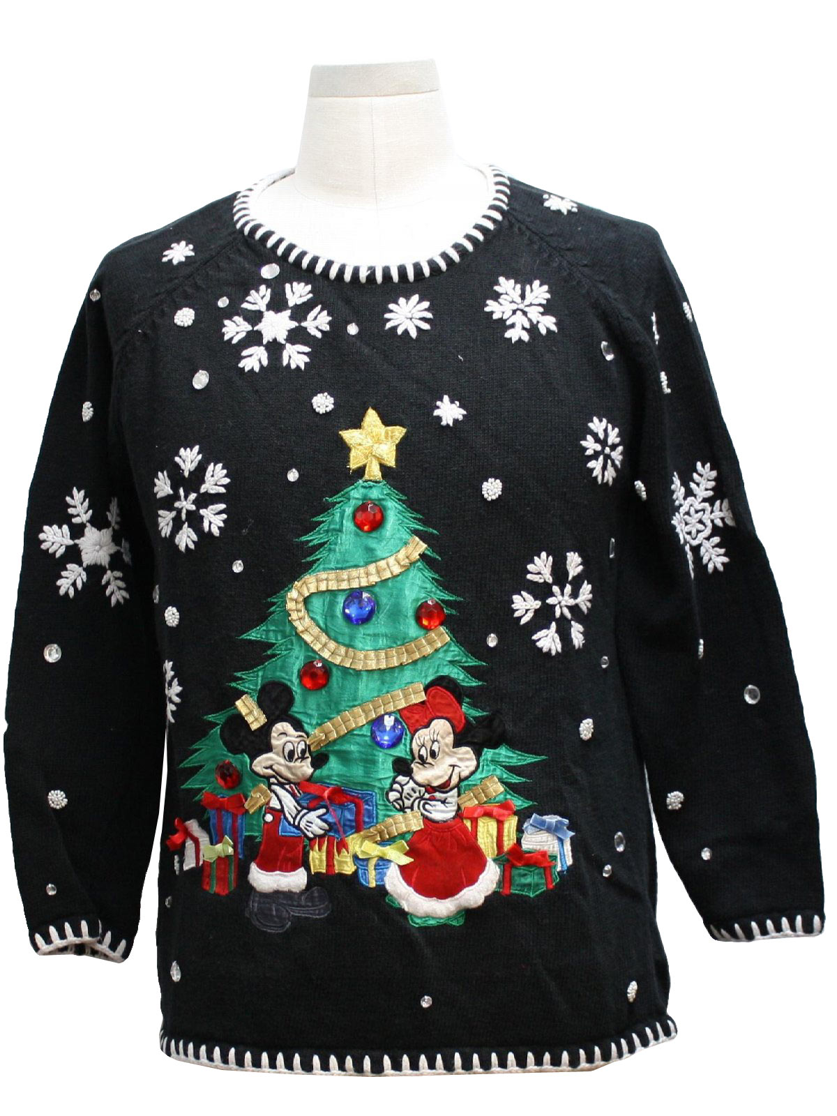 ugly christmas sweater mickey mouse