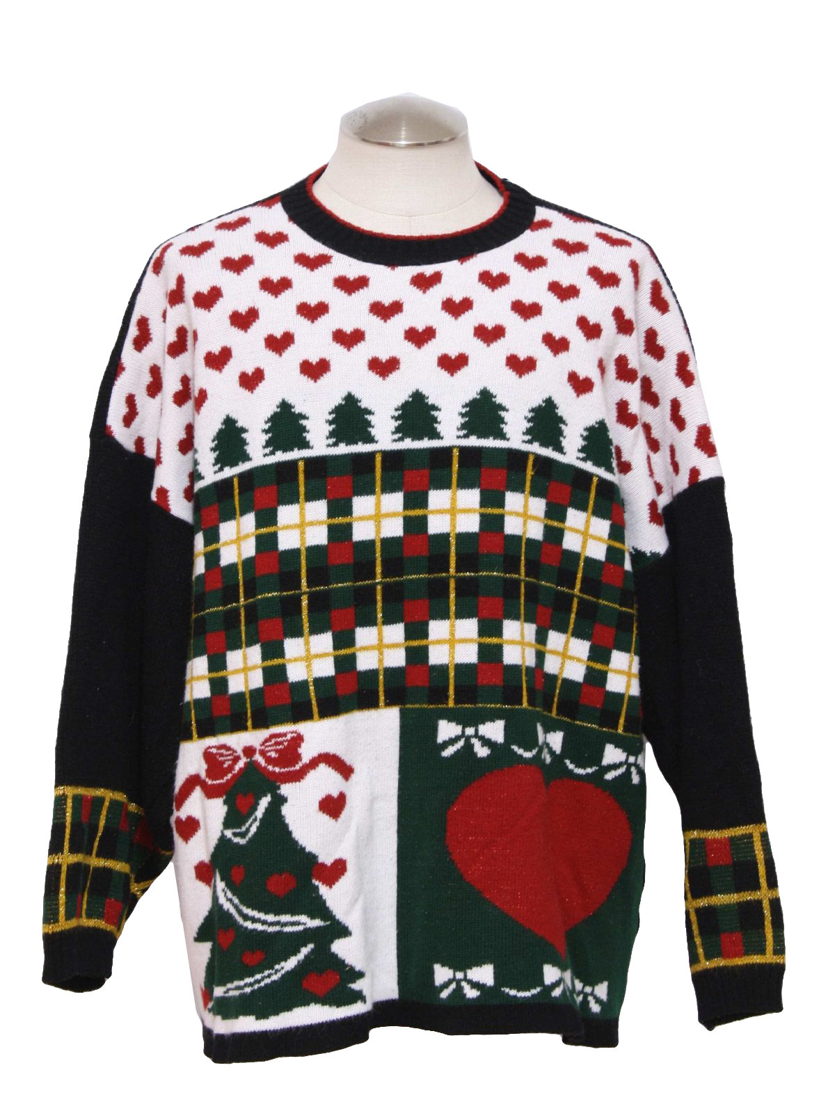 Retro 1980's Ugly Christmas Sweater (JJ Browne) : 80s authentic vintage ...