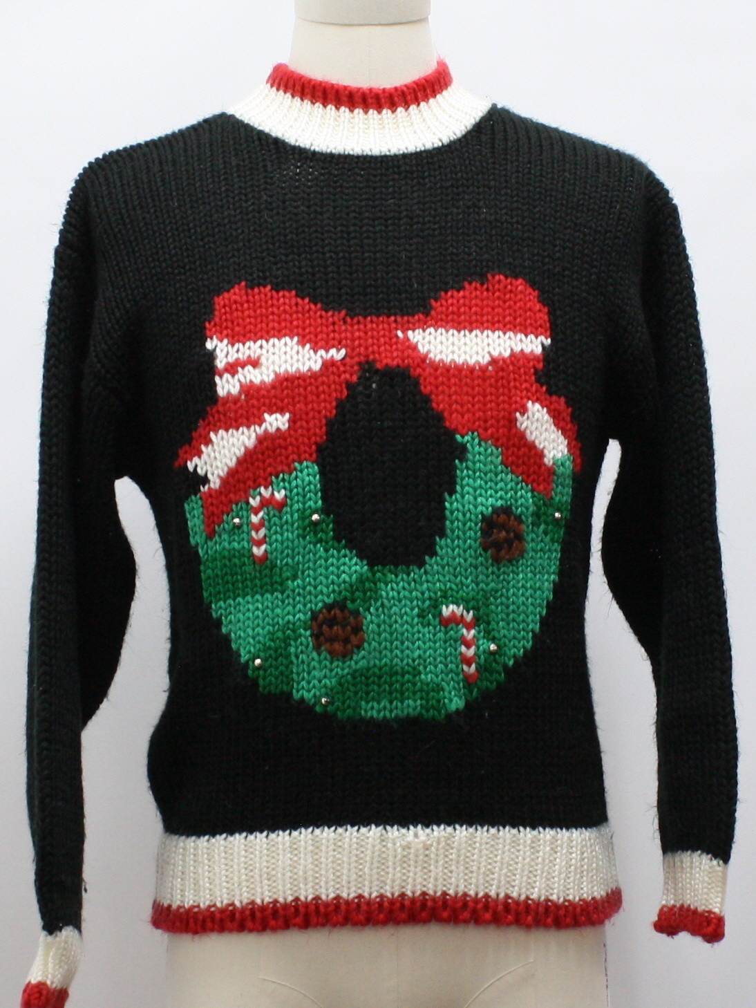 1980's Vintage Far and Near Womens Ugly Christmas Sweater: 80s ...