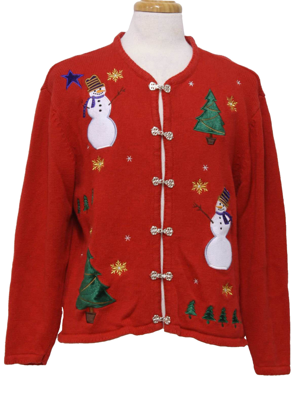 80s Vintage Crystal Kobe Womens Ugly Christmas Sweater: 80s -Crystal ...