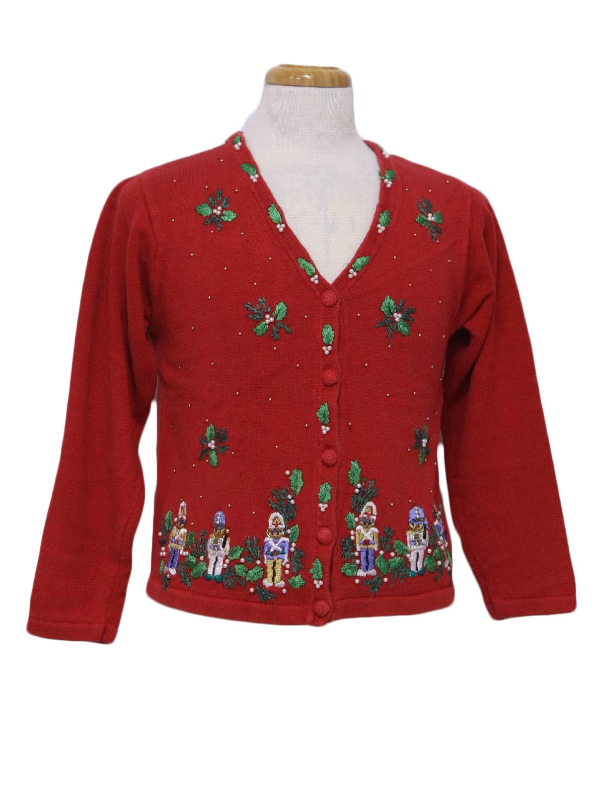 Womens Ugly Christmas Cardigan Sweater : -B.P. Design- Petite Womens ...