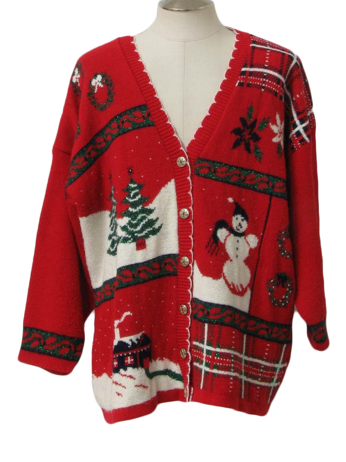 80's Adele Ugly Christmas Cardigan Sweater: 80s authentic vintage ...