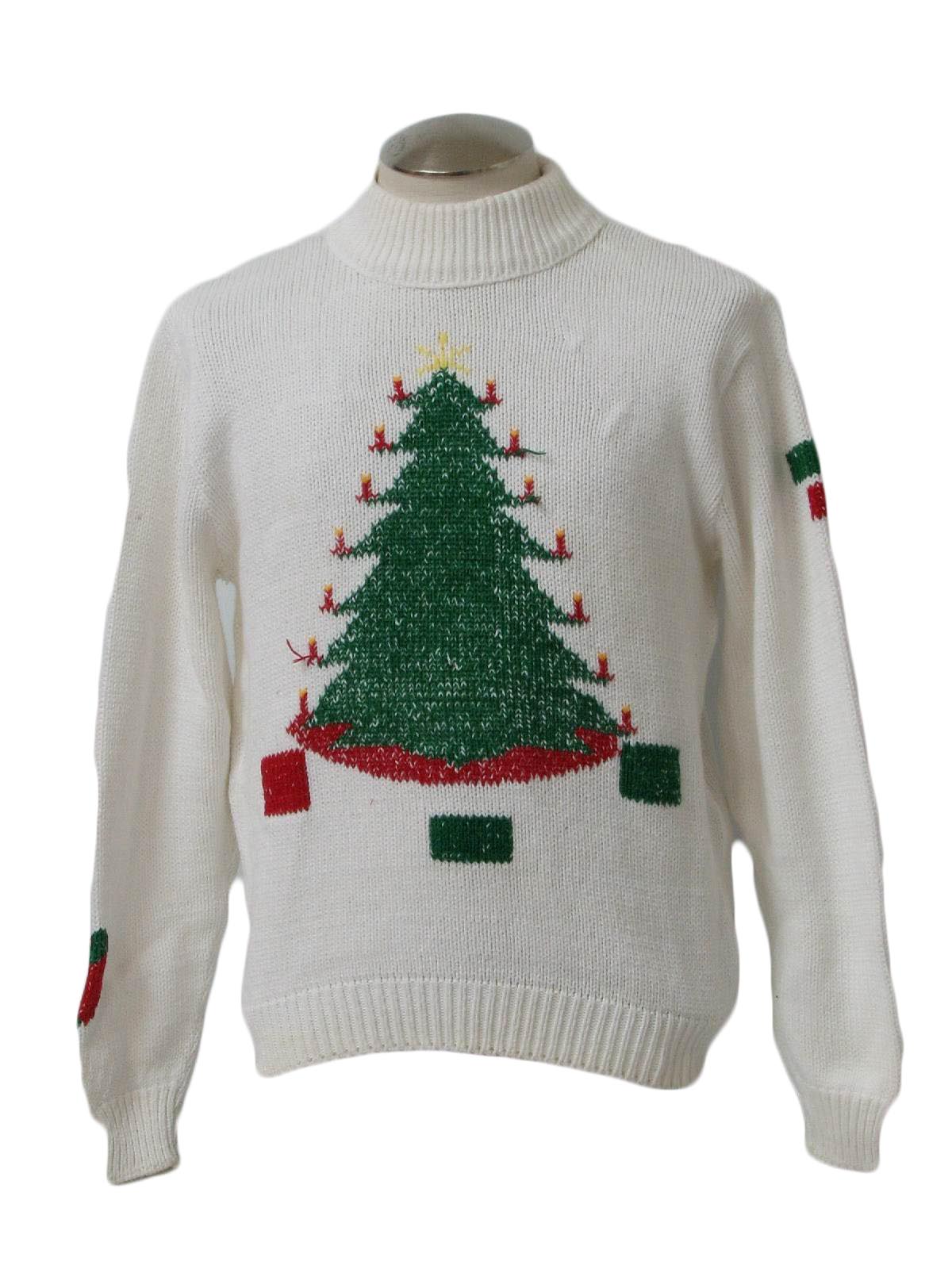 Vintage 1980's Ugly Christmas Sweater: 80s authentic vintage -Truffles ...